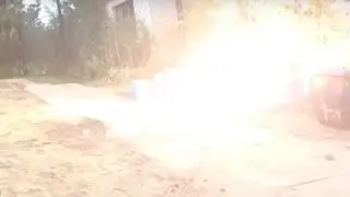 CONSTRUCTION SITE BIG EXPLOSION - SLOW-MOTION (120 fps) - Rctruck.pl Crew Meeting - 1/14 Scale