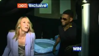 18 march 2011 Usher - Behind the Scenes in burswood in Perth