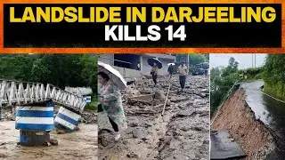 14 people have died after severe landslides and a bridge collapse