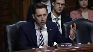 Senator Hawley at a Senate Judiciary Hearing to Discuss the Challenges of Universal Injunctions