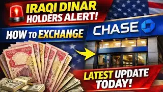 🚨 IRAQI DINAR HOLDERS ALERT! How to Exchange Iraqi Dinar at Chase Bank | Latest Update TODAY 