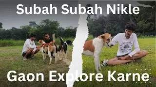 Subah subah nikl Gaye Gaw ghumne ke liye🤩❤️#villagelifestyle #villagevlog  #madhubanivlog