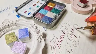 How to Use Metallic Ink for Pointed Pen Calligraphy | Tips & Troubleshooting