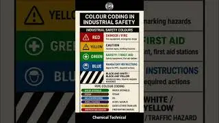 Colour Coding In Industrial Safety #safety #colors