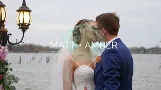 Couple tells story of how they met | Amber + Matt Wedding Film | Bayfront Club, Edgemere, MD