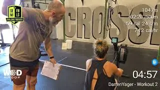 Cindy Yager 2025 Semi-finals WOD 2