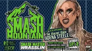 Smash Master Wrasslin - Smash Mountain 9-2-23 Throop, PA - Wrestling Shorts w/ Peter DeLonge