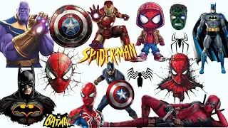 AVENGERS TOYS #$6 /Action Figures/Unboxing/Cheap Price/Spiderman,Ironman,Hulk,Thor/Toys