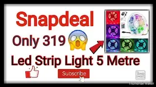 Led Strip Light In Snapdeal Price 319 @Snapdeal #rahmangamerz #viralvideo #viral