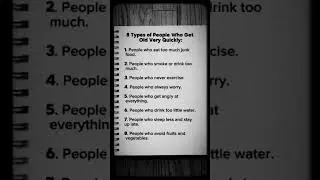 8 Habits That Make People Age Faster Than Normal | #tricks #psychologyb #quotes #selfimprovement