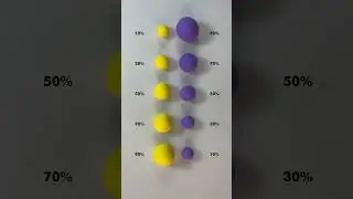 Yellow vs Purple,&nbsp;Satisfying Color mixing🎨