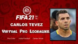 FIFA 21 - How to Create Carlos Tevez - Pro Clubs