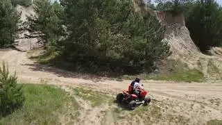 Offroad Park mit der Adly Hurricane 500