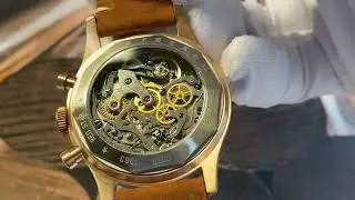 Red Star Seagull 1963 BRONZE Chronograph 40mm on www.Poljot24.de