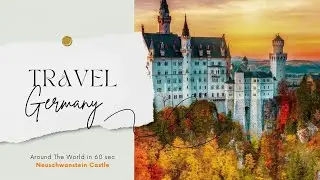 Around the world in 60 secs - Neuschwanstein Castle - Germany #ai #aigenerated #travel