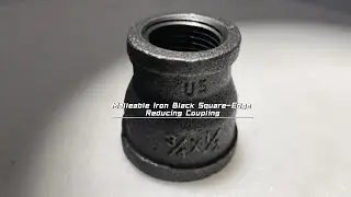 Malleable Iron Black Square Edge Reducing Couplin