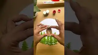 Easy Walnut shell craft #diy #shorts #papercraft #walnut