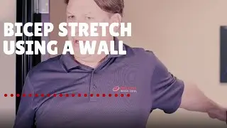 A Simple Bicep Stretch Using a Wall