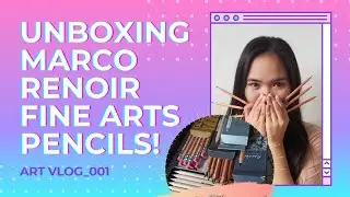 First Vlog | Unboxing of Marco PH Art Materials Gifts