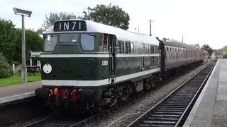 North Norfolk Railway - 18 October 2014 ~ Class 31 Thrash