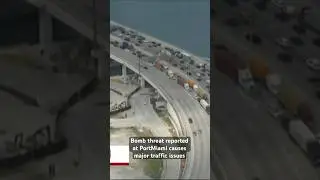 A bomb threat was reported at PortMiami on Monday which caused major traffic issues in the area.