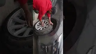 BALENO 16 Inch alloy wheels installation #alloywheels #trendingshorts #modified #ytshorts #viral