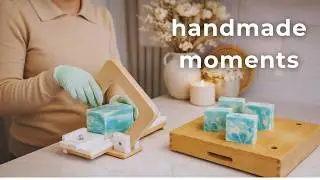 A Cozy Day Making Homemade Soap & Finding Calm | Slow Living Silent Vlog