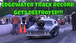 Andy McCoy Racing sets Edgewater Sports Park Track record with a 3.770!!!