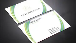 Simple Modern Business Card &mdash; illustrator Tutorial 2020