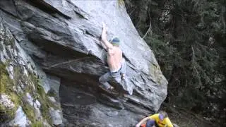Maltatal Bouldern - Circus Maximus FA 7b