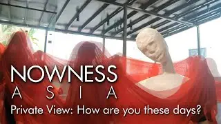 The model-turned-artist's debut exhibition: How are you these days?