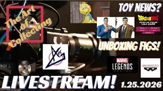 LIVE!! Some Toy News & Unboxing Figs! 📱