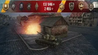 World of Tanks - T110E5 - 10.3K Dmg - Pool's + Steel Wall + High Caliber