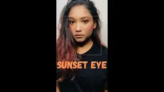 Sunset Eye Look | Lion king inspired Sunset Eye Look | Easy Sunset Eye | A Little Life With Purni