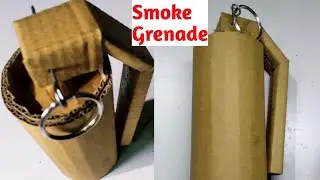 How To Make Smoke Grenade With Cardboard At Home