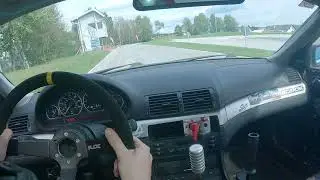 1 run on Racegasmic drift poligon in Ljubecna
