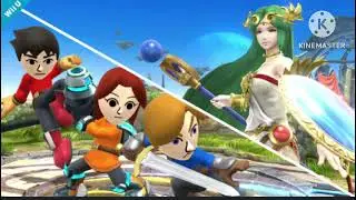 Mii fighters❤️💙🧡Super smash bros Wii U Sun☀️ and moon🌕