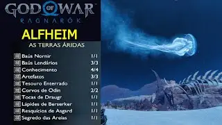 As Terras Áridas - Alfheim - God of War Ragnarök - Todos os colecionáveis
