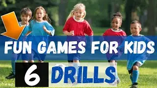 🎯6 Best U6 -U8 Soccer Drills  /  Fun Drills For Kids (2021)