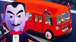 Vampire On The Bus 3D Nursery Rhymes for Children by Hoopla Halloween