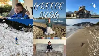 WE FOUND SNOW IN GREECE! Greece Vlog Jan 2025 - Part Three