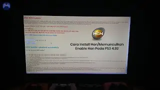 Cara Install Hen/Memunculkan Enable Hen Pada PS3 HFW 4.92!!!