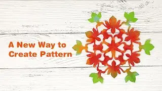 Paper Cut Easy Template | Leaf Pattern Design | Art and Craft Ideas and Projects
