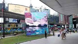 Bukit Bintang Lot 10 Giant Cube Digital Billboard Advertising Kuala Lumpur Digital OOH Advertising
