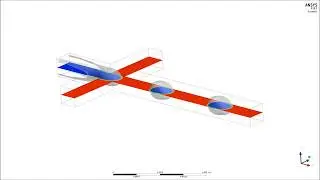Isosurface visualization of droplet formation in flow-focusing micro-channel