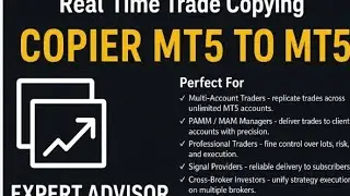MT5 to MT5 Trade Copier EA | Master & Slave | Advanced Risk & Lot Management
