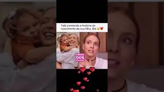 Tat&aacute; contando que a Bia &eacute; um beb&ecirc; arco-&iacute;ris!🥹