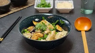 Speedy Restaurant Udon Noodle Soup 🍜 (100% vegan, one of our faves!)