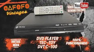 TESTE DE FUNCIONAMENTO DVD TEC-TOY DVT C-100
