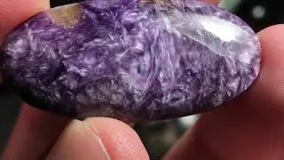 Charlotte cabochon with tinaksite